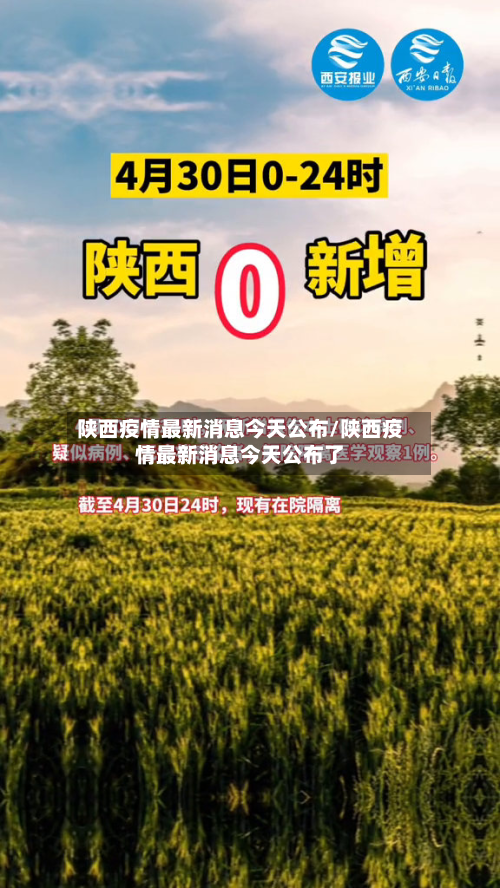 陕西疫情最新消息今天公布/陕西疫情最新消息今天公布了
