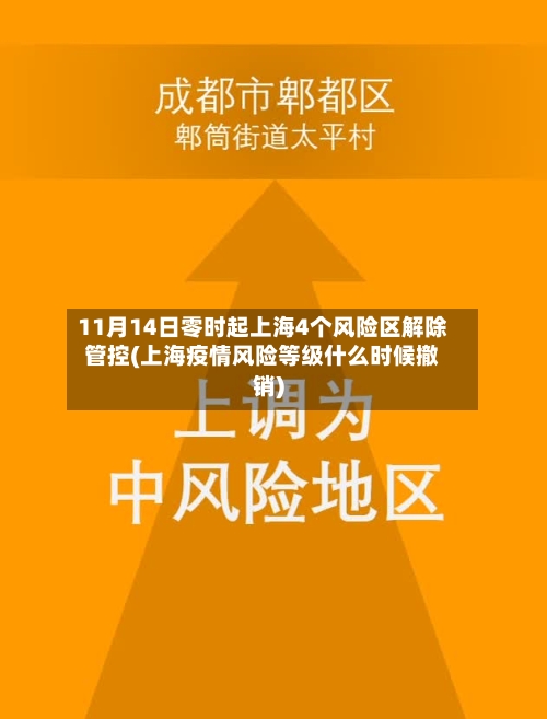 11月14日零时起上海4个风险区解除管控(上海疫情风险等级什么时候撤销)-第2张图片