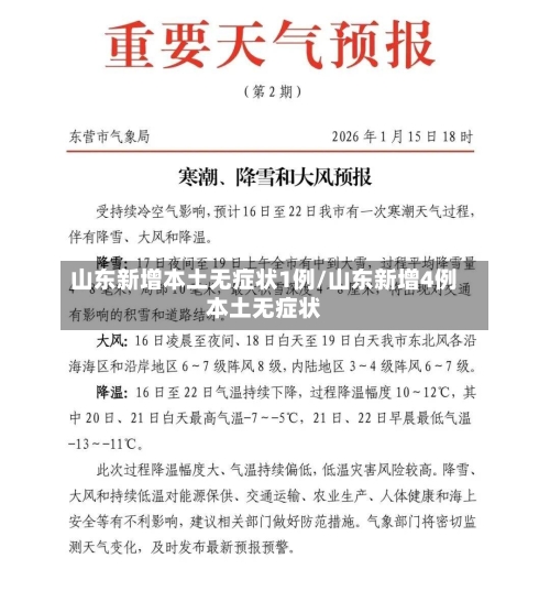 山东新增本土无症状1例/山东新增4例本土无症状-第2张图片