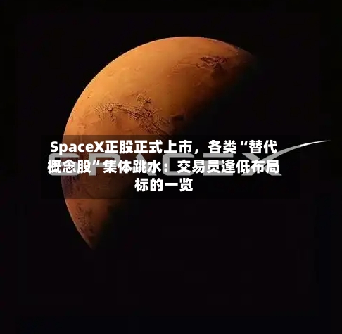 SpaceX正股正式上市，各类“替代概念股	”集体跳水：交易员逢低布局标的一览-第2张图片