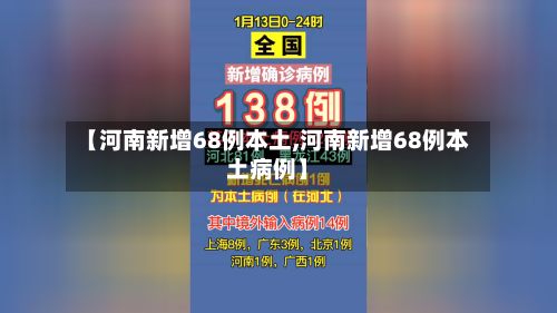 【河南新增68例本土,河南新增68例本土病例】